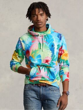 Polo Ralph Lauren | Unisex Floral Spa Hawaiian Terry Lightweight Hoodie